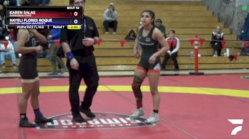 103 lbs Cons. Semi - Karen Salas, Evergreen State vs Nayeli Flores Roque, Eastern Oregon University