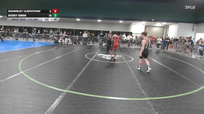 113 lbs Round Of 128 - Shawnley Clervoyant, FL vs Bodey Gibbs, OH