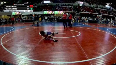 46 lbs 5th Place Match - Timber Rudie, Billings Wrestling Club vs Ellis Ramirez, Terry Wrestling CLub