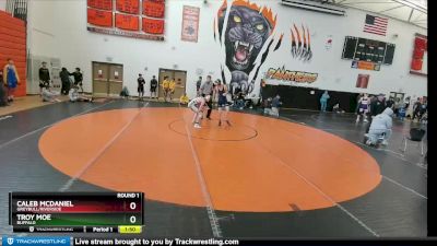 126D Round 1 - Caleb McDaniel, Greybull/Riverside vs Troy Moe, Buffalo