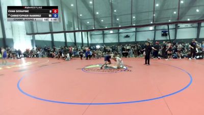 Junior Boys FS - 157 lbs Champ. Round 1 - Evan Serafine, ID vs Christopher Ramirez, WA