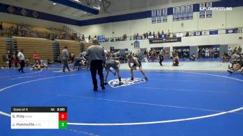138 lbs Consi Of 4 - Sean Pitts, Nashville Catholic Wrestling vs Jarrod Pominville, Level Up