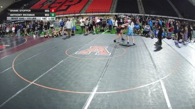 175 lbs Champ. Round 1 - Shane Stoffer, Oregon vs Anthony Rickman, Wisconsin