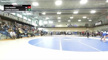 141 lbs Semifinal - Carsen Richards, Lake Erie vs Cole Thomas, Thomas More