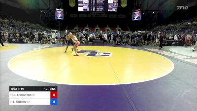 190 lbs Cons 16 #1 - Jaeden Thompson, NE vs Levi Bussey, CA