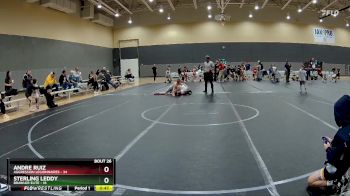 92 lbs Round 6 (10 Team) - Andre Ruiz, Aggression Legionnaires vs Sterling Leddy, Brawler Elite