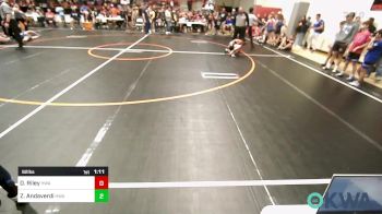 92 lbs Rr Rnd 1 - Darion Riley, HURRICANE WRESTLING ACADEMY vs Zain Andaverdi, HURRICANE WRESTLING ACADEMY