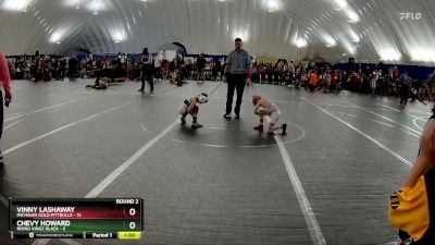 48 lbs Round 2 (10 Team) - Vinny Lashaway, Michigan Gold Pittbulls vs Chevy Howard, Rising Kingz Black