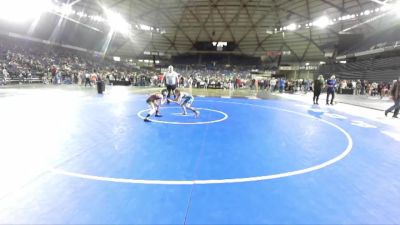 72 lbs Quarterfinal - Makella Taggart, White River Hornets Wrestling Club vs Skylar Luckenbill, Unattached