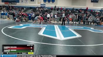 160 lbs Cons. Round 4 - Garrin Wilson, Austin vs Parker Adkins, Princeton