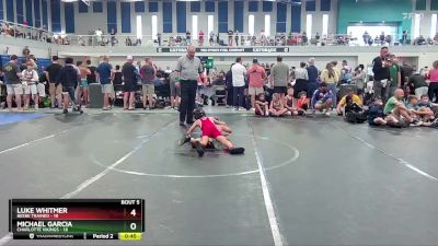 76 lbs Round 3 (4 Team) - Luke Whitmer, Beebe Trained vs Michael Garcia, Charlotte Vikings