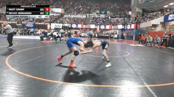 A - 110 lbs Cons. Round 1 - McCoy Hernandez, East Helena vs Riott Crump, Columbia Falls