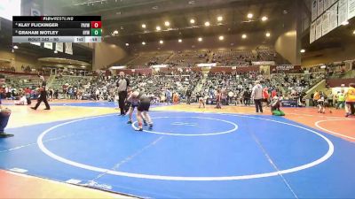 90 lbs Cons. Round 1 - Graham Motley, Harrison Youth Wrestling vs Klay Flickinger, Pottsville Apache Youth Wrestling