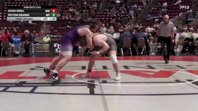 285 lbs First Round - Gavin Grell, Northampton vs Peyton Kearns, Mifflin County