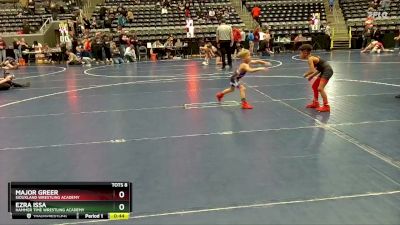 50 lbs 1st Place Match - Ezra Issa, Hammer Time Wrestling Academy vs Major Greer, Siouxland Wrestling Academy