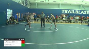120 lbs Final - Josh Andrews UNA, Gardner vs Will Herselius, Southeast Polk