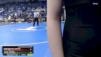 126 lbs Semis & 1st Wb (8 Team) - Olivia Richardson, Oak Grove High School vs Anavey Best, Ocean Springs