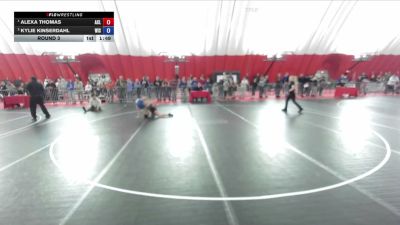 110 lbs Round 3 - Alexa Thomas, Avila Combat Laboratories vs Kylie Kinserdahl, Wisconsin