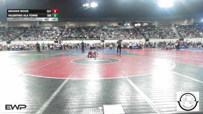 118 lbs Consi Of 32 #2 - Brooks Wood, Tuttle vs Valentino Ala Torre, Enid Junior High