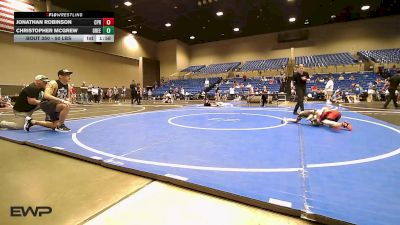 50 lbs Rr Rnd 3 - Jonathan Robinson, Panther Youth Wrestling vs Christopher Mcgrew, Greenwood Wrestling Academy