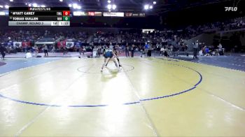 113 lbs Champ. Round 3 - Wyatt Carey, Timberlake vs Tobias Guillen, Meridian