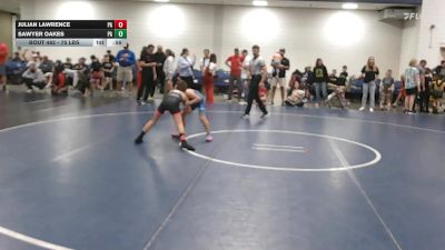 75 lbs Consolation - Julian Lawrence, PA vs Sawyer Oakes, PA