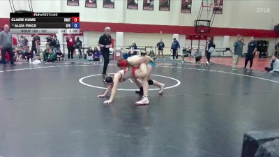 131 lbs 5th Place Match - Aliza Price, Simon Fraser University vs Claire Hume, Unattached