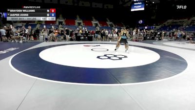 144 lbs Cons. Rd Of 32 - Brayden Williams, PA vs Jasper Johns, KS