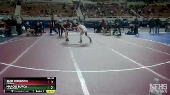 D2-132 lbs Cons. Round 2 - Jack Ferguson, Cienega vs Marcus Burca, Youngker HS