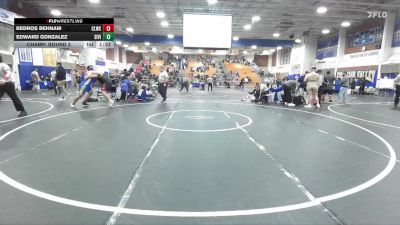 285 lbs Champ. Round 3 - Bedros Behnam, Clovis West vs Edward Gonzalez, Sierra Vista