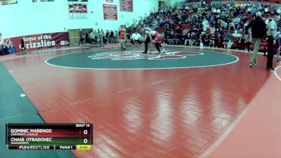 126 lbs Round 1 - Dominic Marengo, Cincinnati LaSalle vs Chase Otradovec, Wadsworth