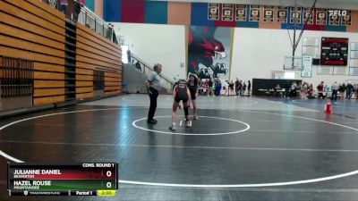 105 lbs Cons. Round 1 - Hazel Rouse, Mountainside vs Julianne Daniel, Beaverton