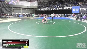 3A 150 lbs Quarterfinal - Lake Harris, Yelm vs Gabriel Borisch, Southridge