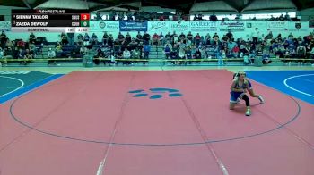 120 lbs Semifinal - Zaeda DeWolf, Casa Grande Union High School vs Sienna Taylor, San Manuel Jr./Sr. High School