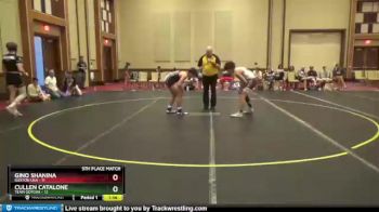 130 lbs Finals (8 Team) - Cullen Catalone, Team Gotcha vs Gino Shanina, Buxton USA