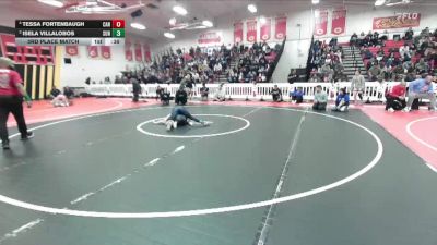 105 lbs 3rd Place Match - Tessa Fortenbaugh, Canyon vs Isela Villalobos, Sunnyside