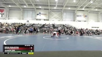 75 lbs Quarterfinal - Gannon Erb, Black Belt Wrestling Academy vs Devin Eggleston, BGA Bears Wrestling Club