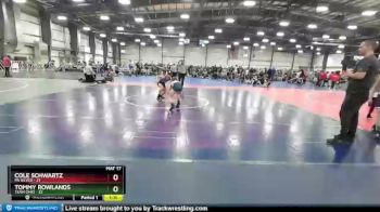 92 lbs Round 2 - Tommy Rowlands, Team Ohio vs Cole Schwartz, PA Silver