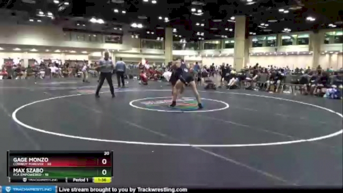 160 lbs Round 3 (10 Team) - Max Szabo, FCA Empowered vs Gage Monzo ...