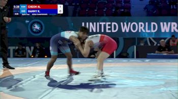 50 kg 1/8 Final - Miran Cheon, South Korea vs Kumari Hanny, India