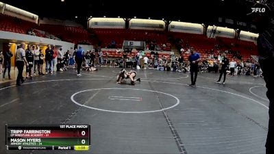 88 lbs Finals (2 Team) - Tripp Farrington, CP Wrestling Academy vs Mason Myers, Armory Athletics