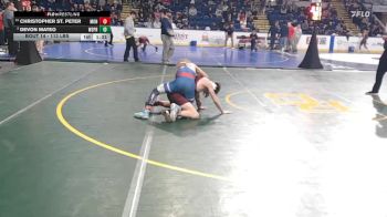 113 lbs Round Of 16 - Christopher St. Peter, Monument Mountain vs Devon Mateo, West Springfield