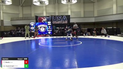 14U Boys - 120 lbs Quarters - Te'Jon Beals, Victory Elite Wrestling vs Azarius Overstreet, Bulldog Premier Wrestling Club