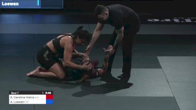 Ana Carolina Vieira Puts Opponent to Sleep with Kata-Gatame