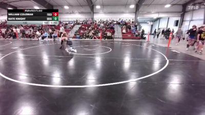 132 lbs Round 2 (16 Team) - Nate Knight, Douglas vs William Coleman, Fort Collins
