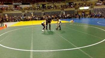 65 lbs 1st Place Match - Gibbs Sorenson, Byron vs Isaiah Ebner, DGF