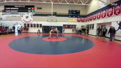 190 lbs Semifinal - Nate Ridgway, Tongue River vs Alec DeMarce, Lingle-Ft. Laramie/Southeast