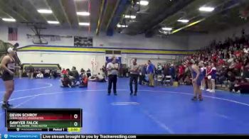 Round 3 - Devin Schroy, Cedar Rapids Washington vs Sawyer Falck, West Delaware, Manchester