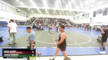 106 lbs Cons. Round 1 - Kevin Guerra, Downey Highschool Wrestling vs Mason Foreman, Mira Costa High School