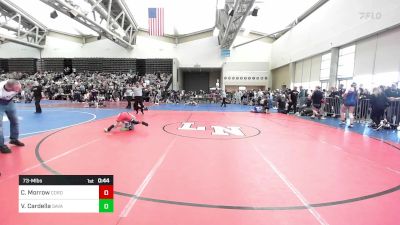 73-M lbs Round Of 16 - Chase Morrow, Cordoba Trained vs Vincent Cardella, Savae Wrestling Academy